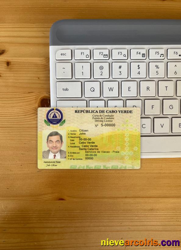 Cabo Verde driving license photolook